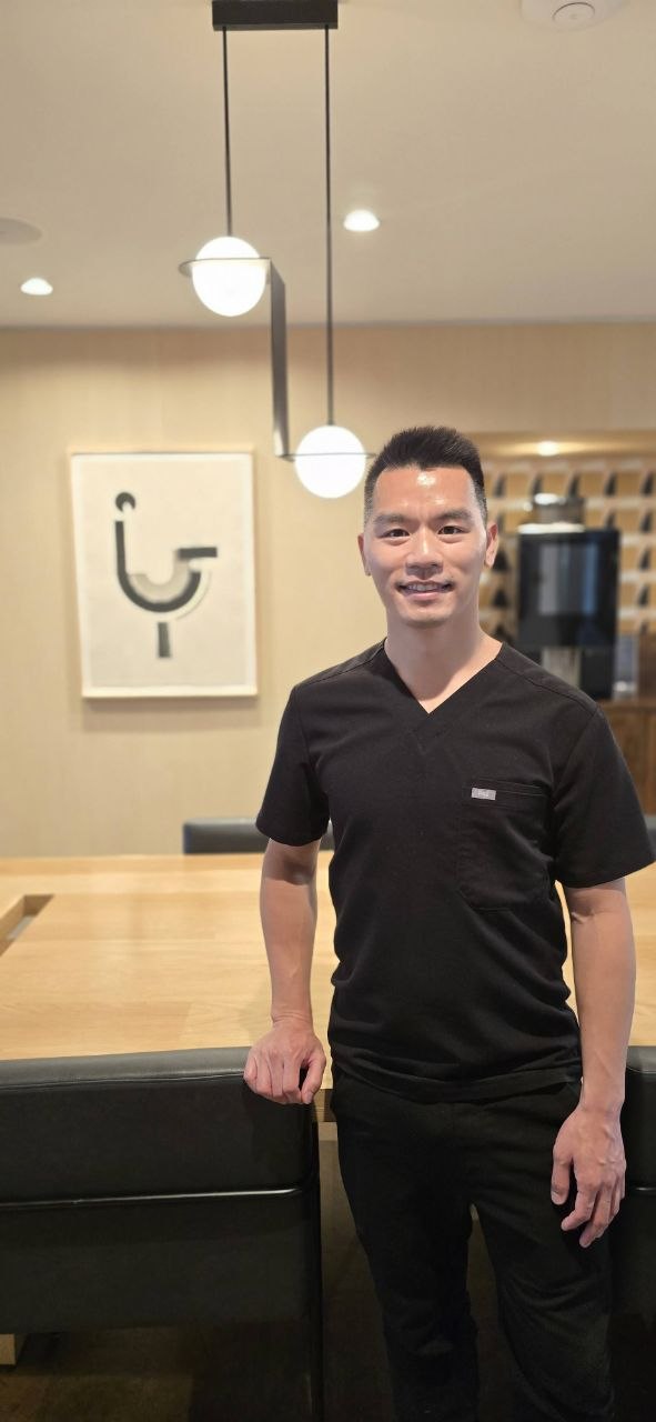Dr. Michael Chung, DDS, at a dental office